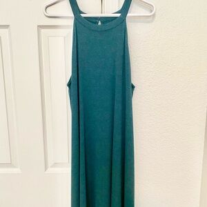 LOFT Teal Swing Dress